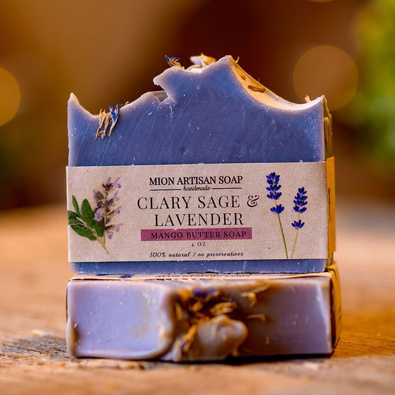 MION Artisan Soap Co. Clary Sage and Lavender | Mango Butter Soap