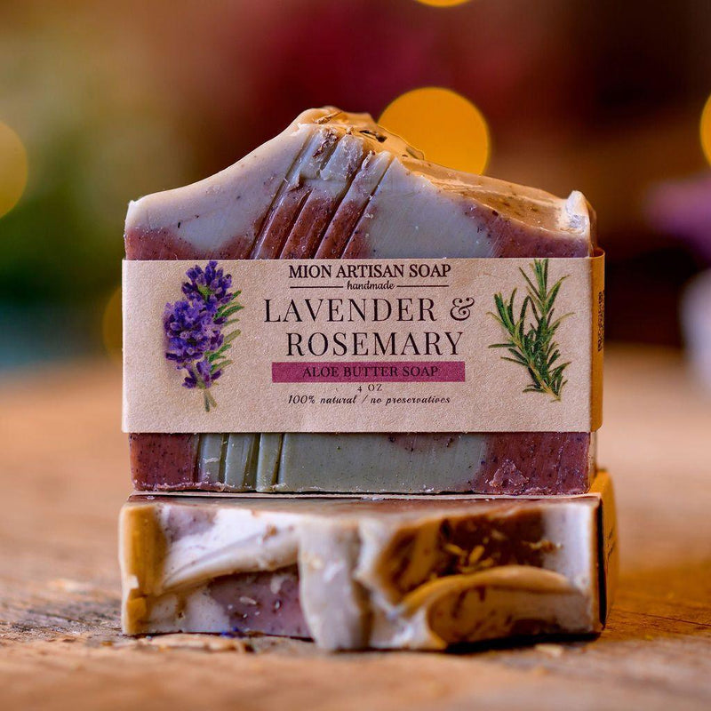 MION Artisan Soap Co. Lavender and Rosemary | Aloe Butter Soap