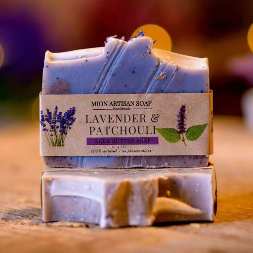 MION Artisan Soap Co. Lavender and Patchouli | Shea Butter Soap