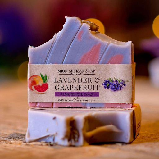 MION Artisan Soap Co. Lavender and Grapefruit | Almond Oil Soap