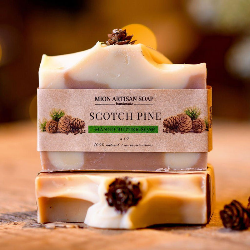 MION Artisan Soap Co. Scotch Pine | Mango Butter Soap
