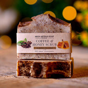 MION Artisan Soap Co. Coffee and Honey Scrub | Almond Oil Soap