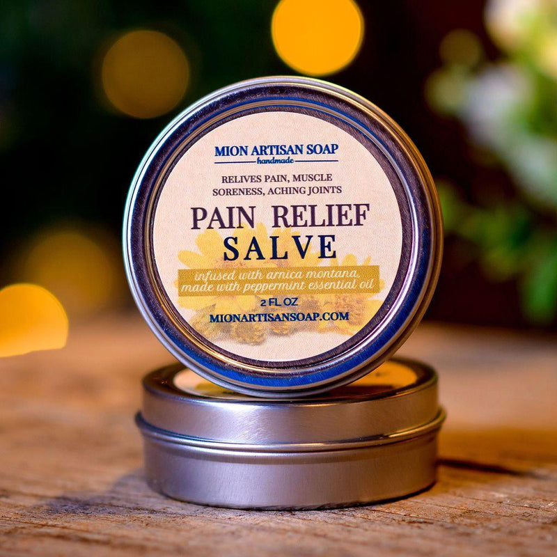 MION Artisan Soap Co. Pain Relief Salve | Infused with Arnica Montana