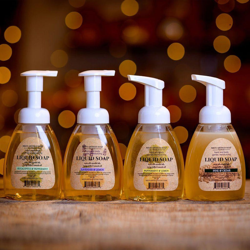 MION Artisan Soap Co. Liquid Soap | Luxurious Foam for Hands & Body