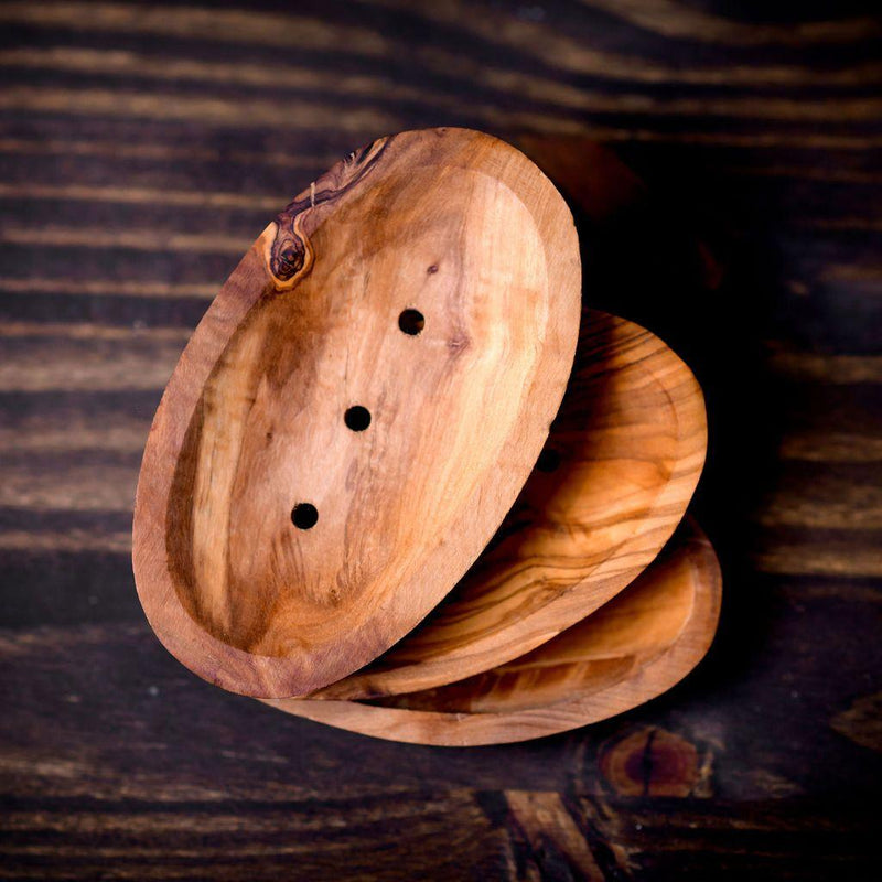MION Artisan Soap Co. Olive Wood Soap Dish