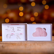 MION Artisan Soap Co. Gua Sha Facial Massaging Tool | Jade and Quartz