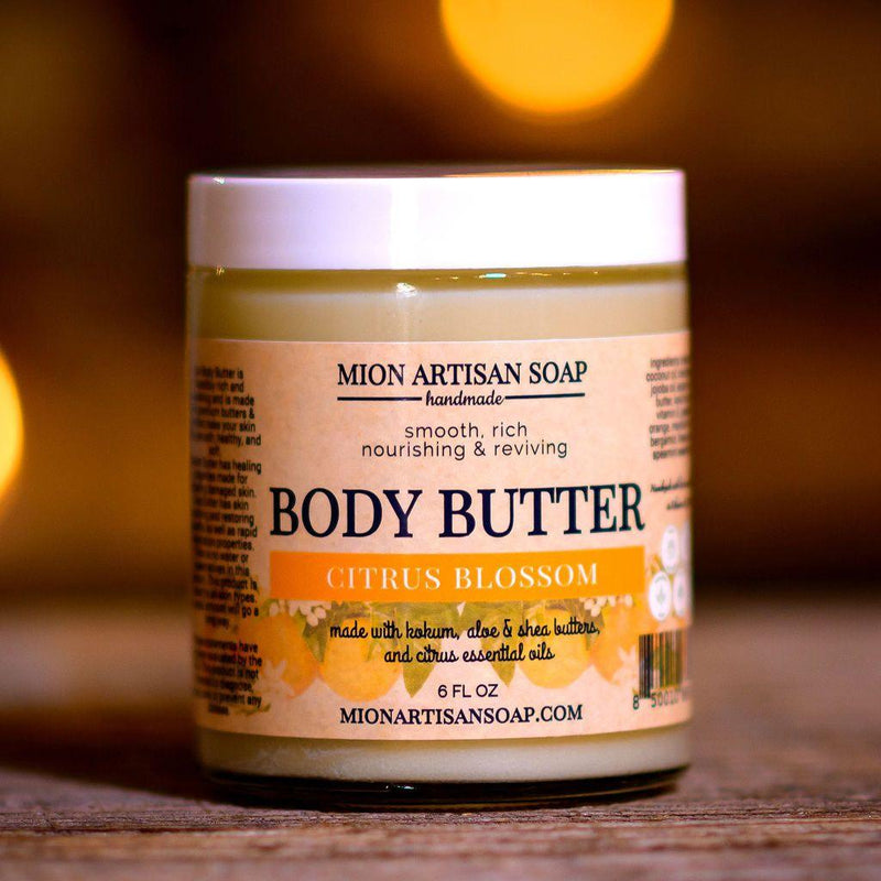 MION Artisan Soap Co. Body Butter - Citrus Blossom | High in Essential Vitamins and Fatty Acids