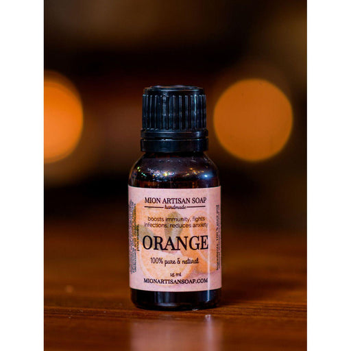 MION Artisan Soap Co. Orange Essential Oil | Uplifting, Energizing