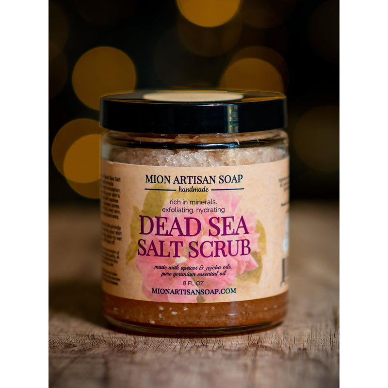 MION Artisan Soap Co. Dead Sea Salt Scrub | Medium