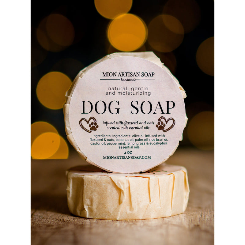 MION Artisan Soap Co. Dog Soap | Infused With Flaxseeds and Oats