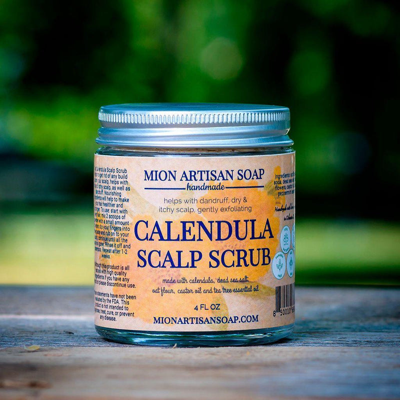 MION Artisan Soap Co. Calendula Scalp Scrub | Revitalizing & Nourishing