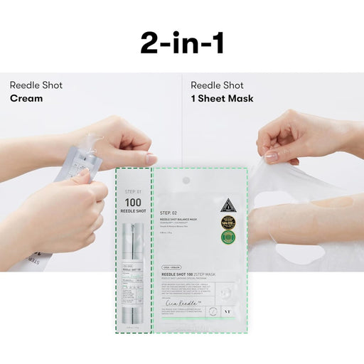 AsiaBeautyMall VT Reedle Shot 700 2-Step Mask Face Mask White Smoke