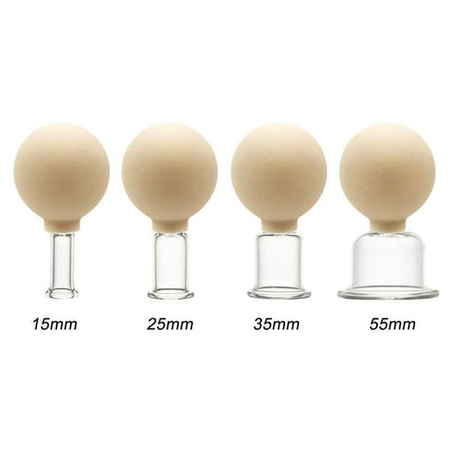 ZAQ Skin & Body - Glass Facial Cupping 4Pc Set