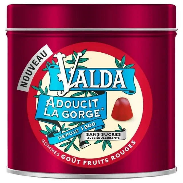 Valda Valda Pastilles Red Fruits Taste Sugar Free Gums 140g Sugar Free Gums