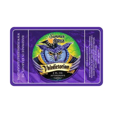 Summer Break Soaps Summer Break Soaps Valedictorian Aftershave 4oz Aftershave