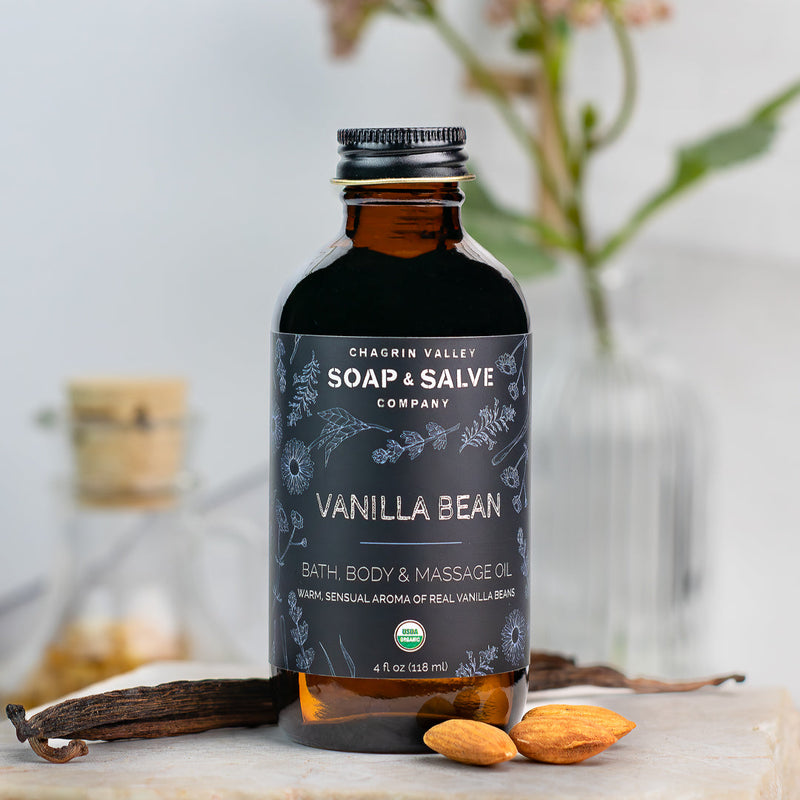Chagrin Valley Soap & Salve Bath & Body Oil: Vanilla Bean Body Oil