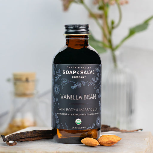 Chagrin Valley Soap & Salve Bath & Body Oil: Vanilla Bean Body Oil