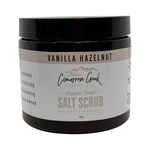 Cimarron Creek Essentials Vanilla Hazelnut Organic Salt Scrub Bath & Body