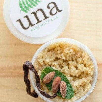 Una Biologicals® Vanilla Almond Sugar Scrub | Natural Bath | Una Biologicals Sugar Scrub