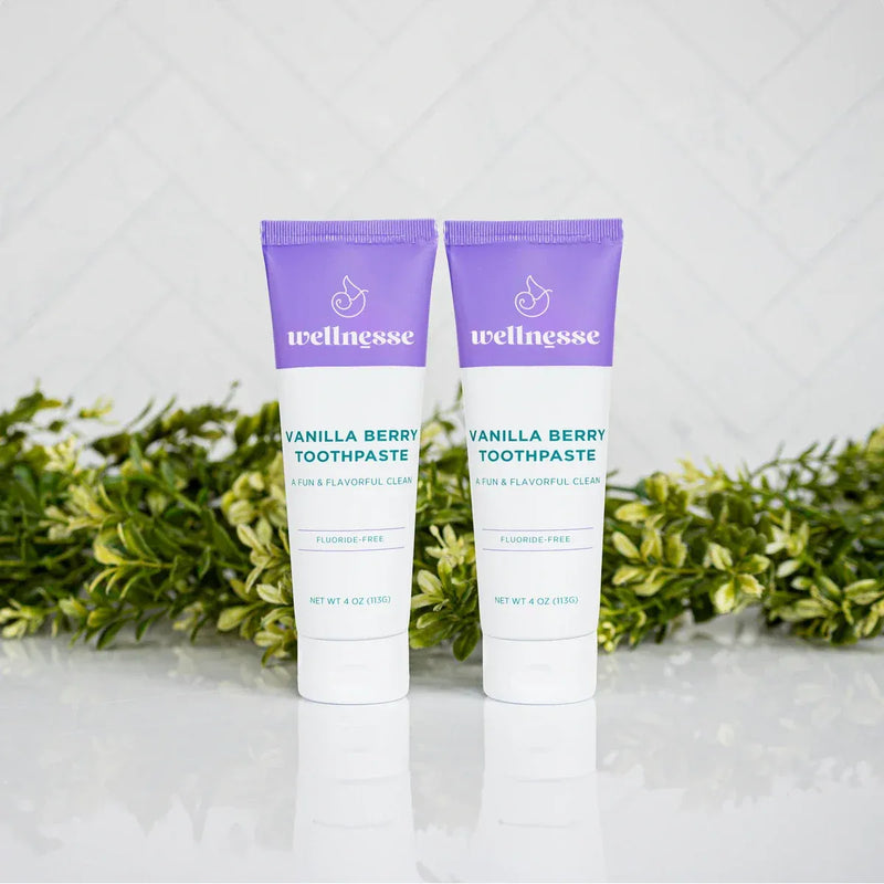 Wellnesse Vanilla Berry Toothpaste - 2 Pack product bundle