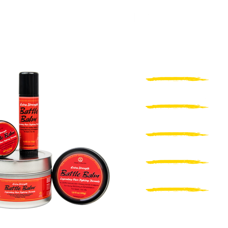 Battle Balm® Battle Balm® - Extra Strength All Natural & Organic Pain Relief Cream Topical analgesic, pain relief ointment, muscle rub