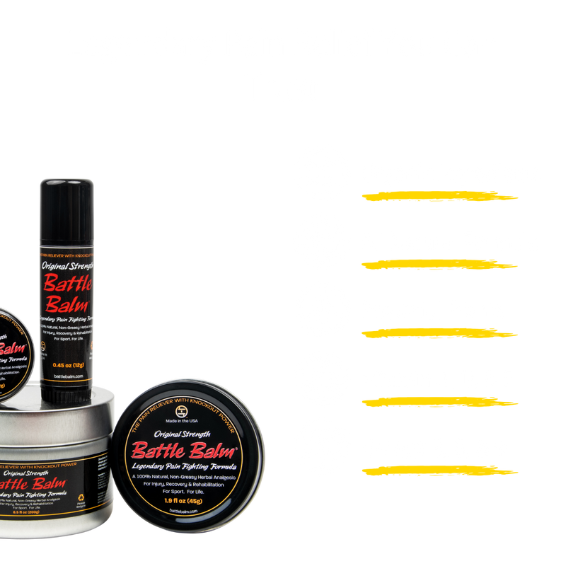 Battle Balm® Battle Balm® - Original Strength All Natural & Organic Pain Relief Cream Topical analgesic, pain relief ointment, muscle rub