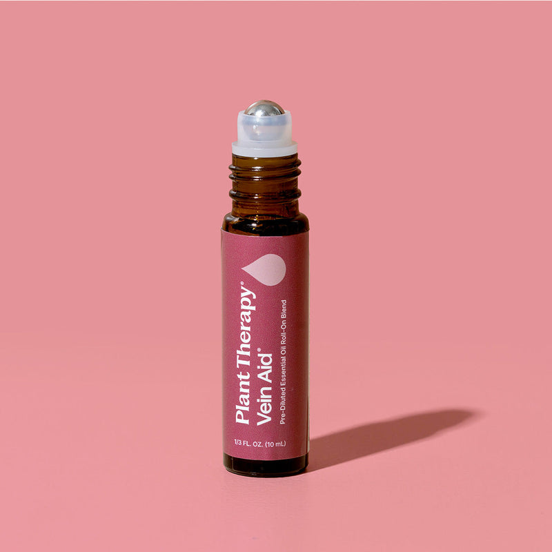 Plant Therapy Vein Aid Essential Oil Blend Pre-Diluted Roll-On Essential Oil