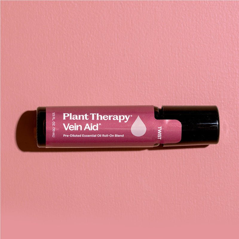 Plant Therapy Vein Aid Essential Oil Blend Pre-Diluted Roll-On Essential Oil