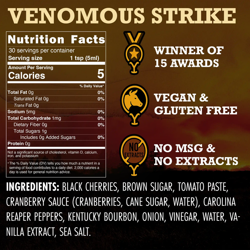 Elijah's Xtreme Venomous Strike (Reaper Hot Sauce) Hot Sauce
