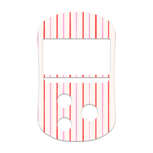 Peelz Peppermint Stripes OneTouch Verio Flex Glucometer Sticker - Pump Peelz Peelz/Stickers
