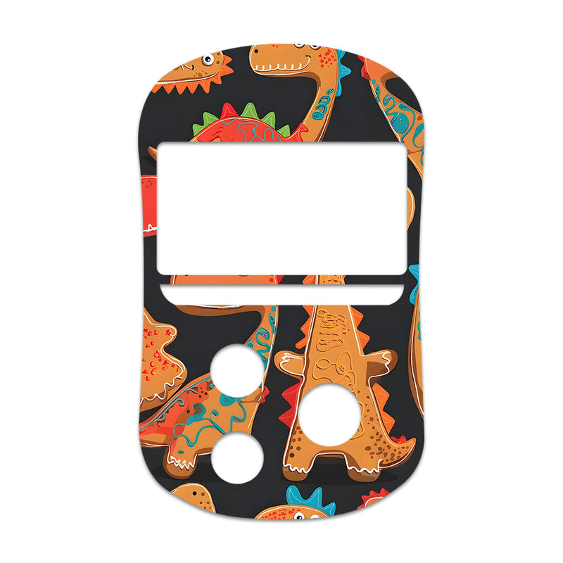 Peelz Jurassic Gingerbread OneTouch Verio Flex Glucometer Sticker - Pump Peelz Peelz/Stickers