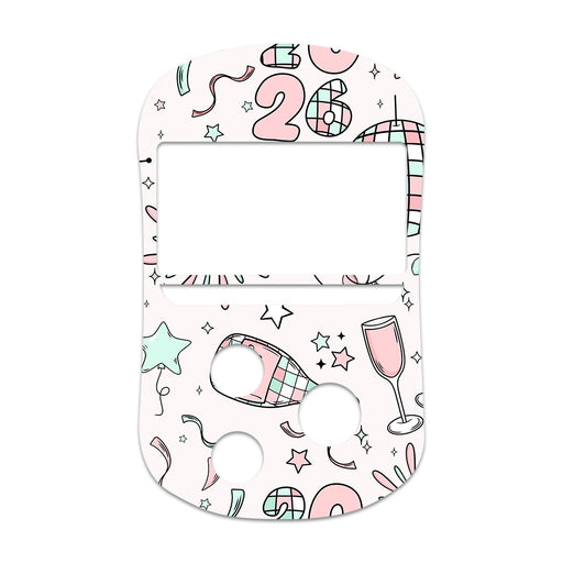 Peelz Cheers to '26 OneTouch Verio Flex Glucometer Sticker - Pump Peelz Peelz/Stickers