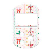 Peelz Holly Jolly Ribbon OneTouch Verio Flex Glucometer Sticker - Pump Peelz Peelz/Stickers