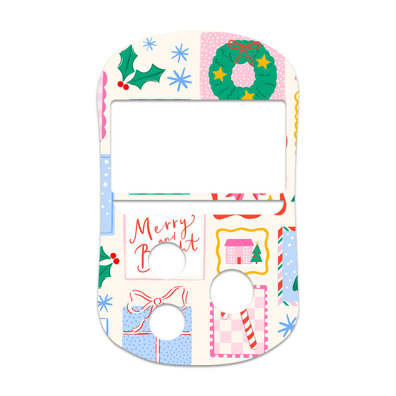 Peelz Holiday Greetings OneTouch Verio Flex Glucometer Sticker - Pump Peelz Peelz/Stickers