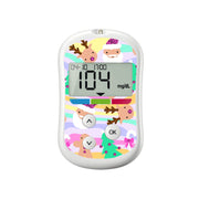 Peelz Christmas Pastel Sticker for OneTouch Verio Flex Glucometer Peelz/Stickers