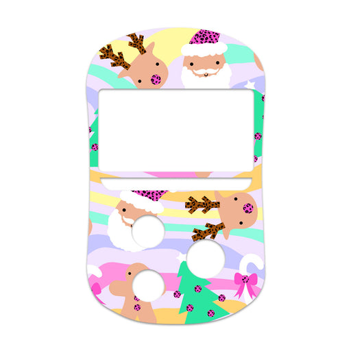 Peelz Christmas Pastel Sticker for OneTouch Verio Flex Glucometer Peelz/Stickers