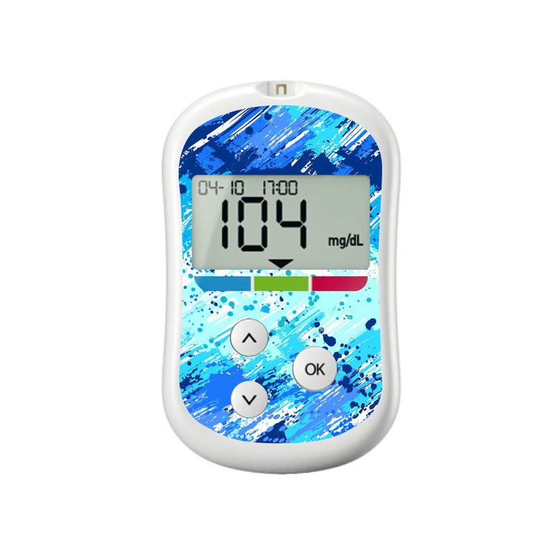 Peelz Beta Blue Sticker for OneTouch Verio Flex Glucometer Peelz/Stickers