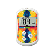 Peelz Bright Tie Dye OneTouch Verio Flex Glucometer Peelz/Stickers