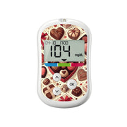 Peelz Chocolate Love for OneTouch Verio Flex Glucometer Peelz/Stickers
