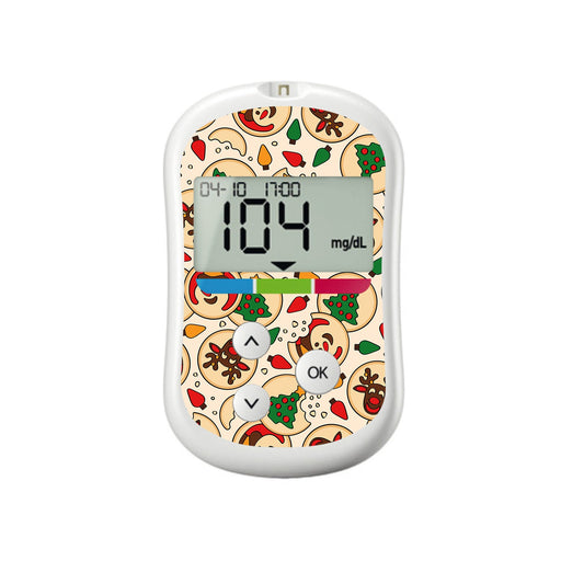 Peelz Santa's Cookies OneTouch Verio Flex Glucometer Sticker - Pump Peelz Peelz/Stickers