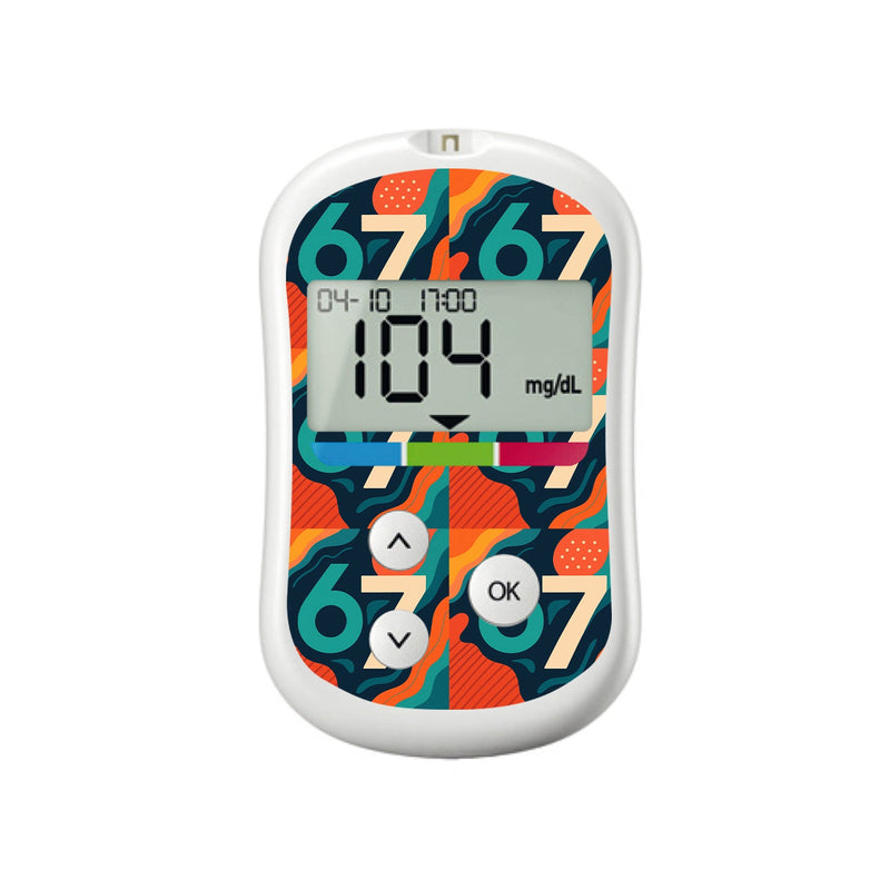 Peelz 6/7 OneTouch Verio Flex Glucometer Sticker - Pump Peelz Peelz/Stickers