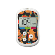 Peelz Jurassic Gingerbread OneTouch Verio Flex Glucometer Sticker - Pump Peelz Peelz/Stickers