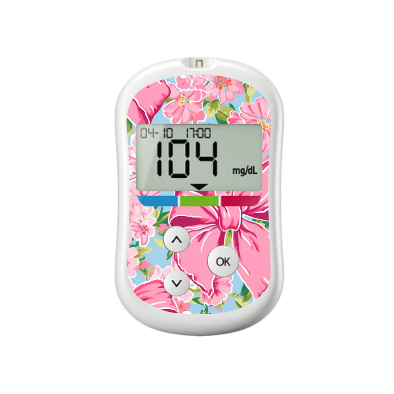 Peelz Blossom Bows for OneTouch Verio Flex Glucometer Peelz/Stickers