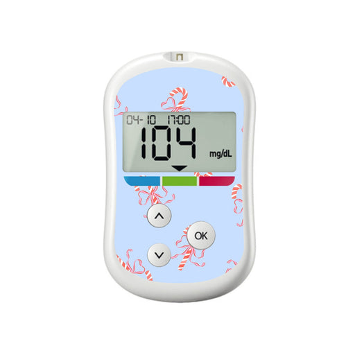 Peelz Candy Cane Lane OneTouch Verio Flex Glucometer Sticker - Pump Peelz Peelz/Stickers