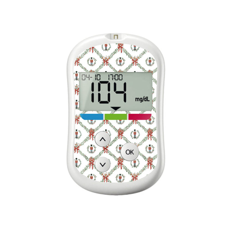Peelz Nutcracker Noel OneTouch Verio Flex Glucometer Sticker - Pump Peelz Peelz/Stickers