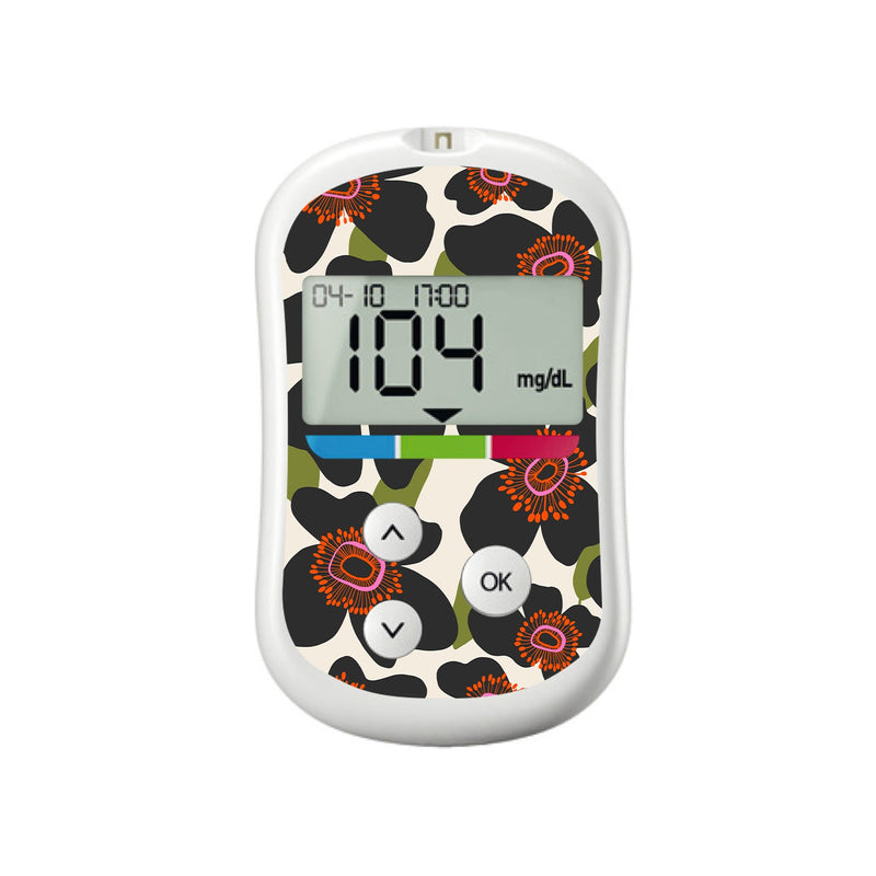Peelz Petal Crush OneTouch Verio Flex Glucometer Sticker - Pump Peelz Peelz/Stickers