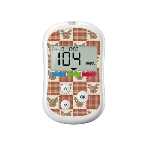 Peelz Rustic Reindeer OneTouch Verio Flex Glucometer Sticker - Pump Peelz Peelz/Stickers