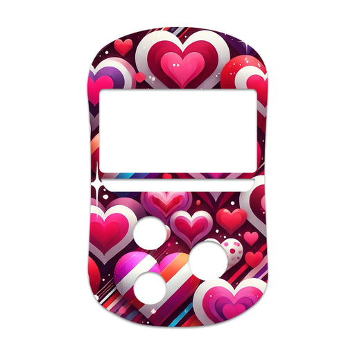 Peelz Sparkly Hearts for OneTouch Verio Flex Glucometer Peelz/Stickers