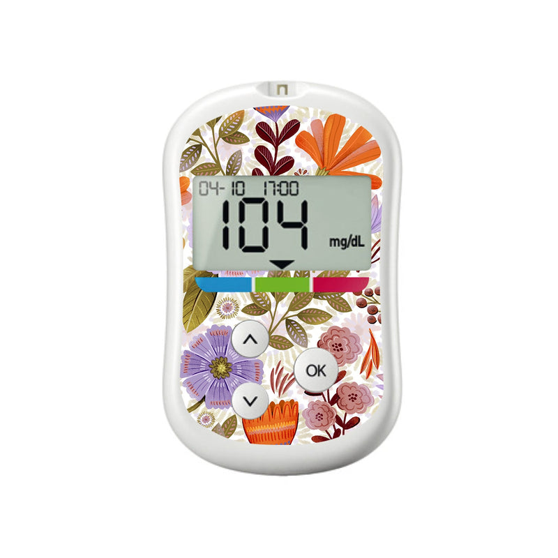 Peelz Autumn Meadow OneTouch Verio Flex Glucometer Sticker - Pump Peelz Peelz/Stickers