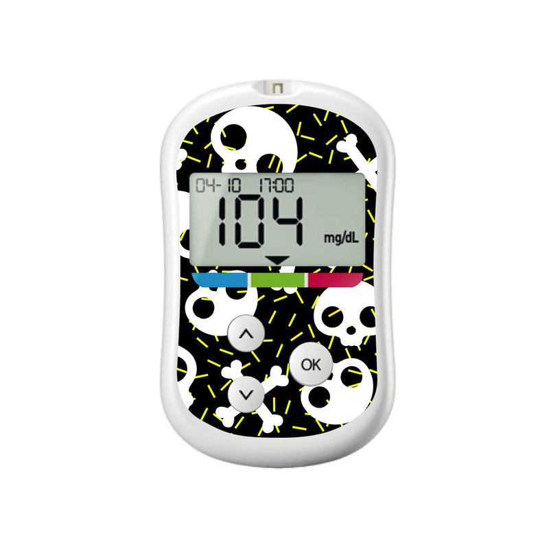 Peelz Bone Pop OneTouch Verio Flex Glucometer Sticker - Pump Peelz Peelz/Stickers